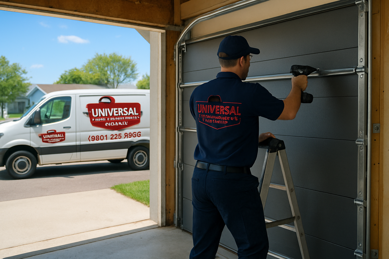 Garage Door Spring Repair in Hartford