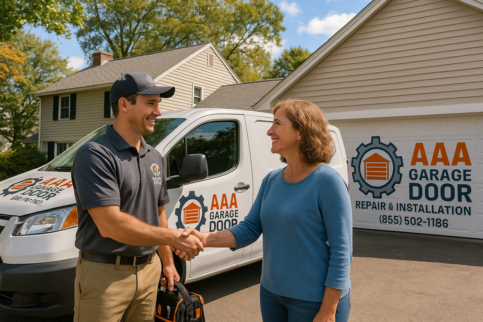 Garage door services in Bishop's Corner, ct