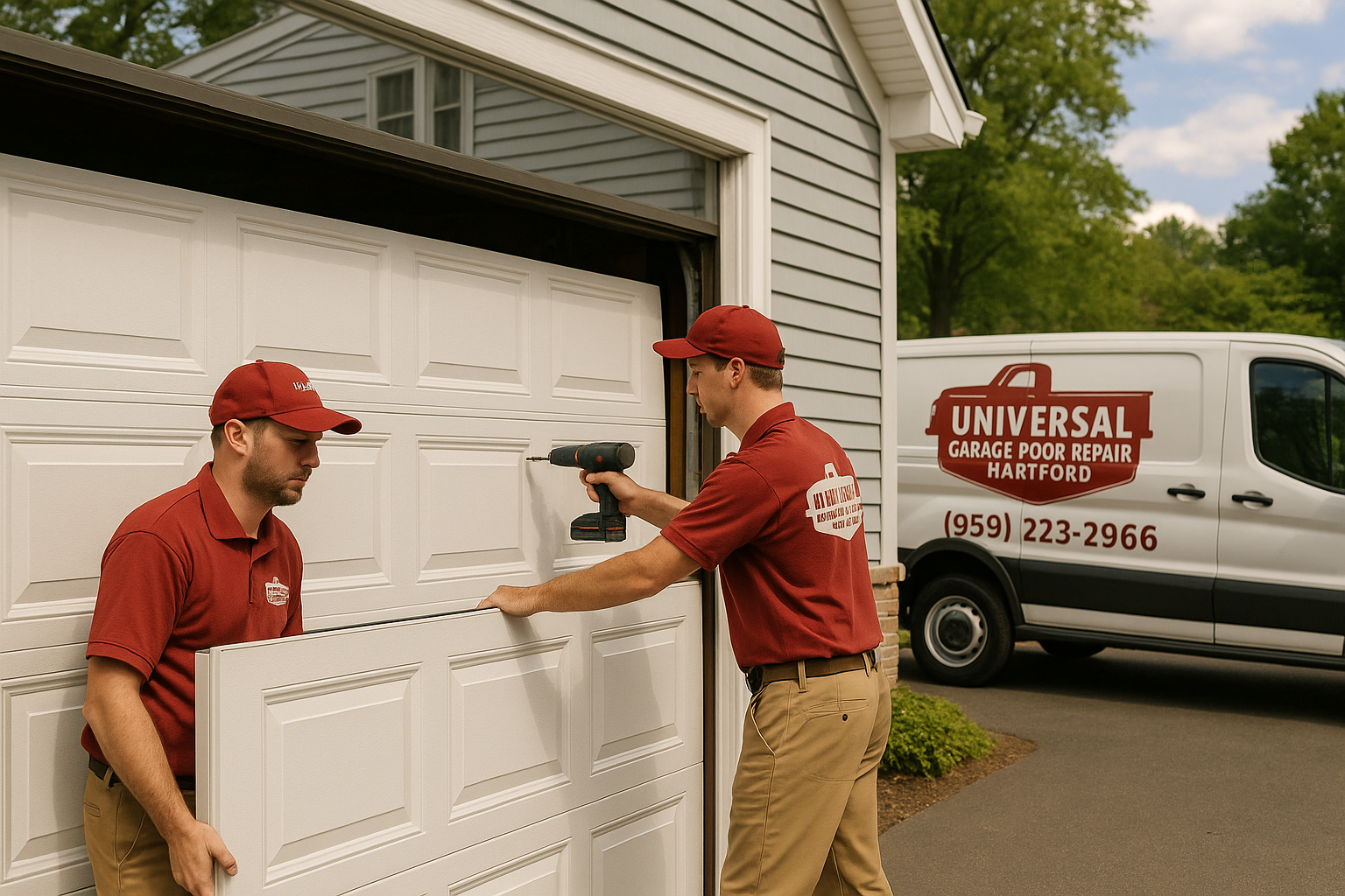 Garage Door Installation in Hartford