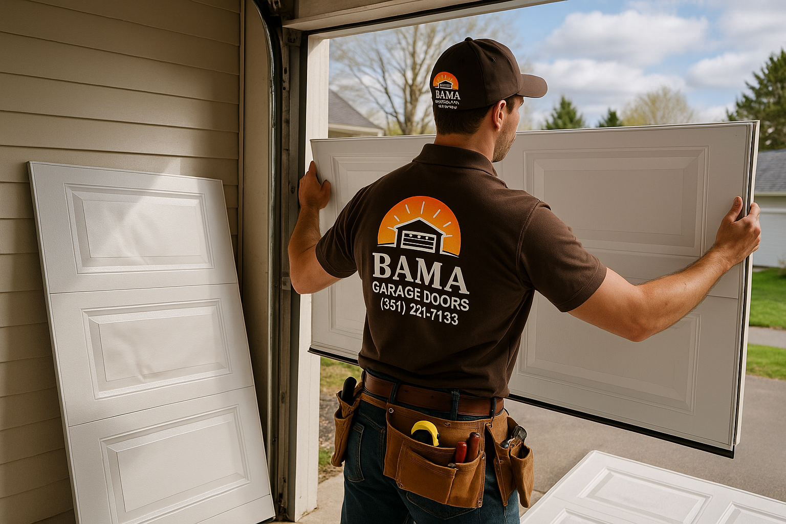 Garage Door Panel Replacement service in Milldale