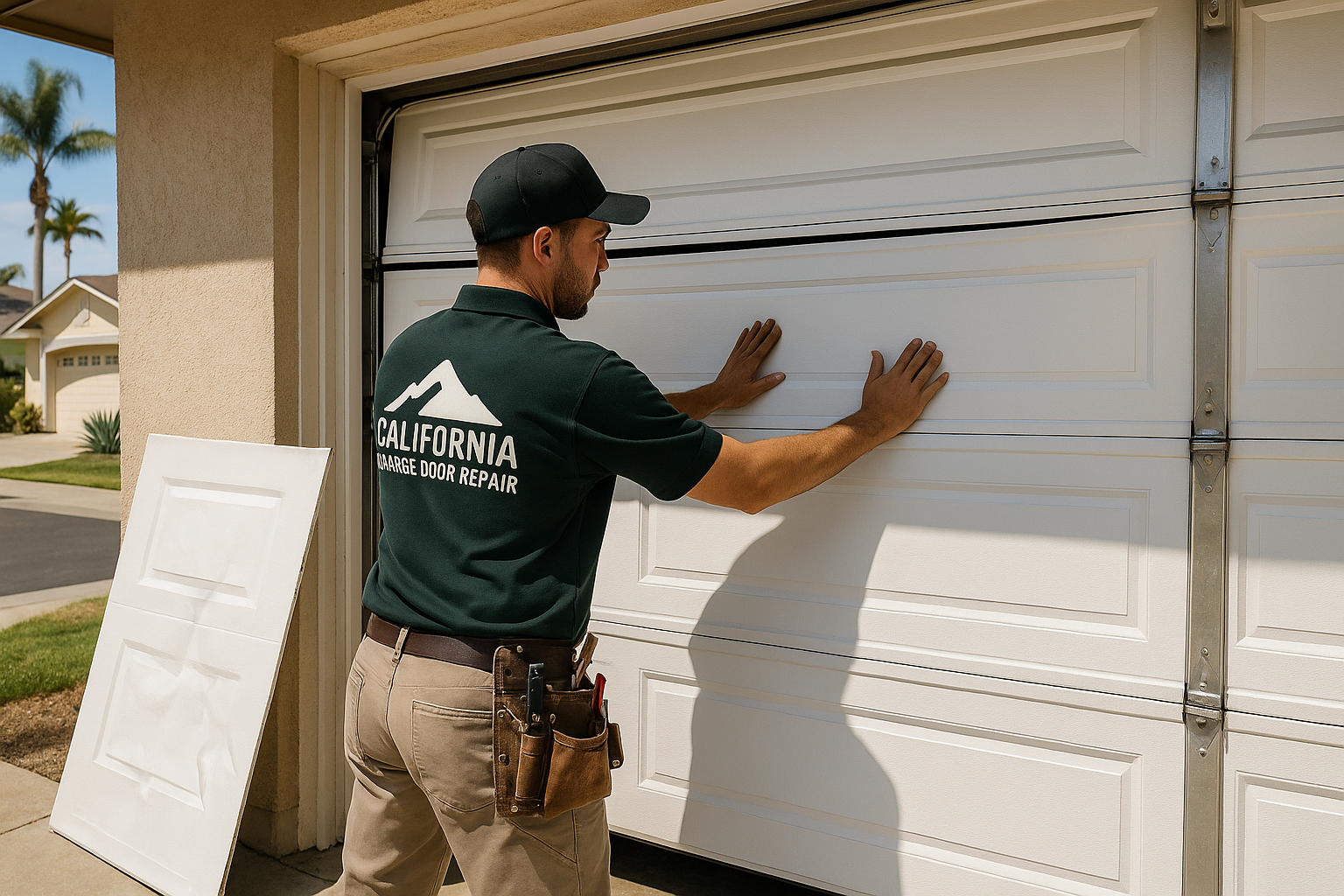 Garage Door Panel Replacement service in West Simsbury