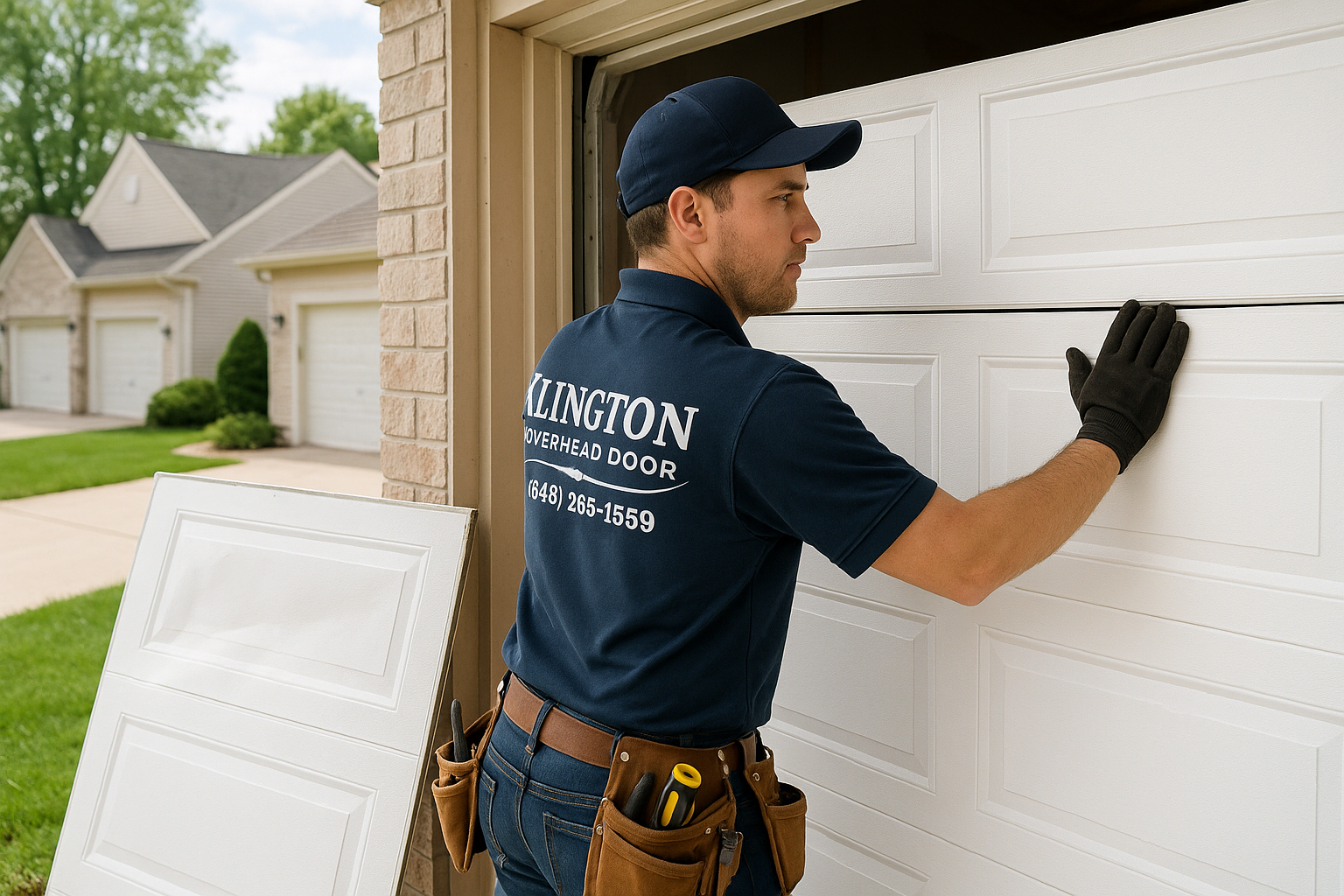 Garage Door Panel Replacement service in Rocky Hill