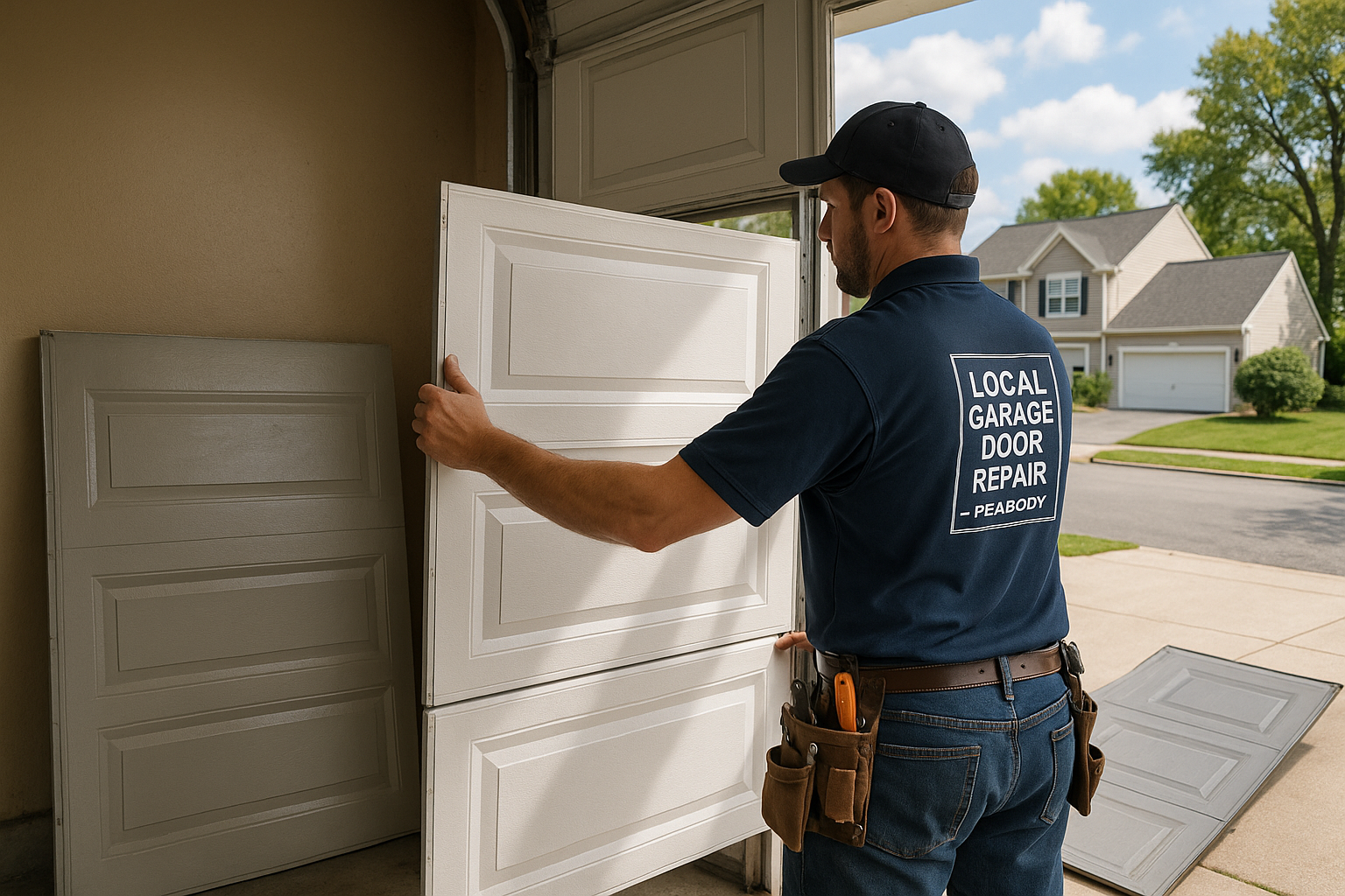 Garage Door Panel Replacement service in Hazardville