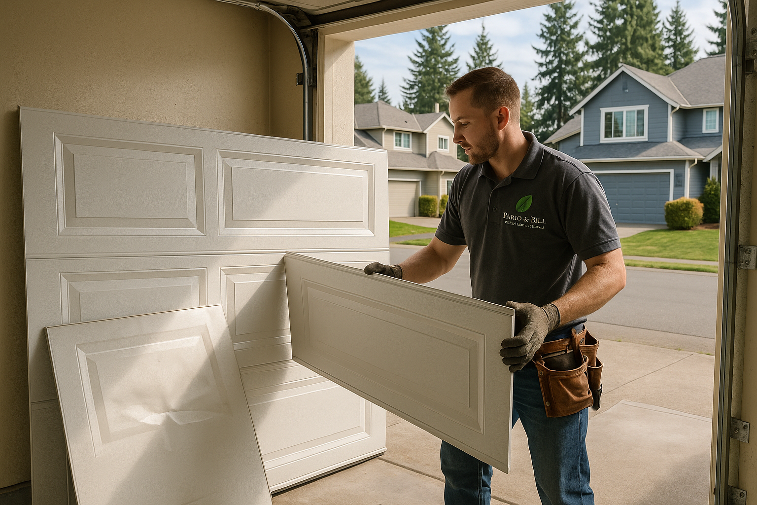 Garage Door Panel Replacement service in Portland