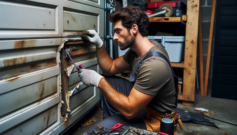 Garage Door Panel Replacement service in West Hartford