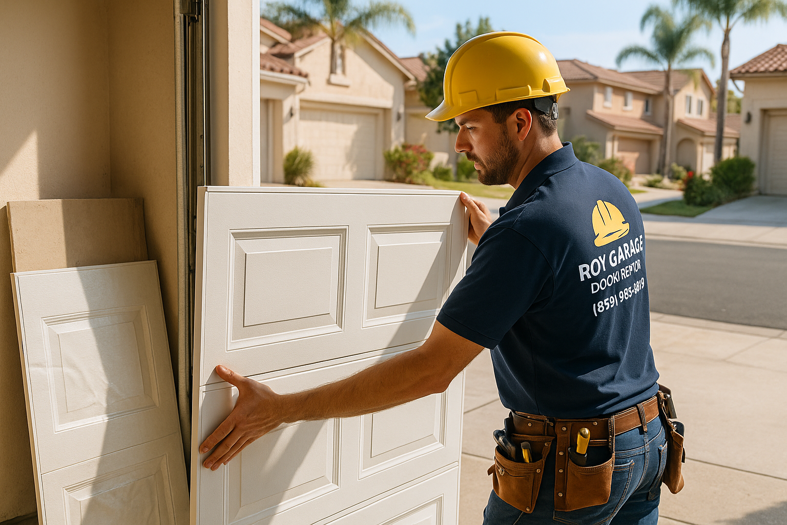 Garage Door Panel Replacement service in Griswoldville