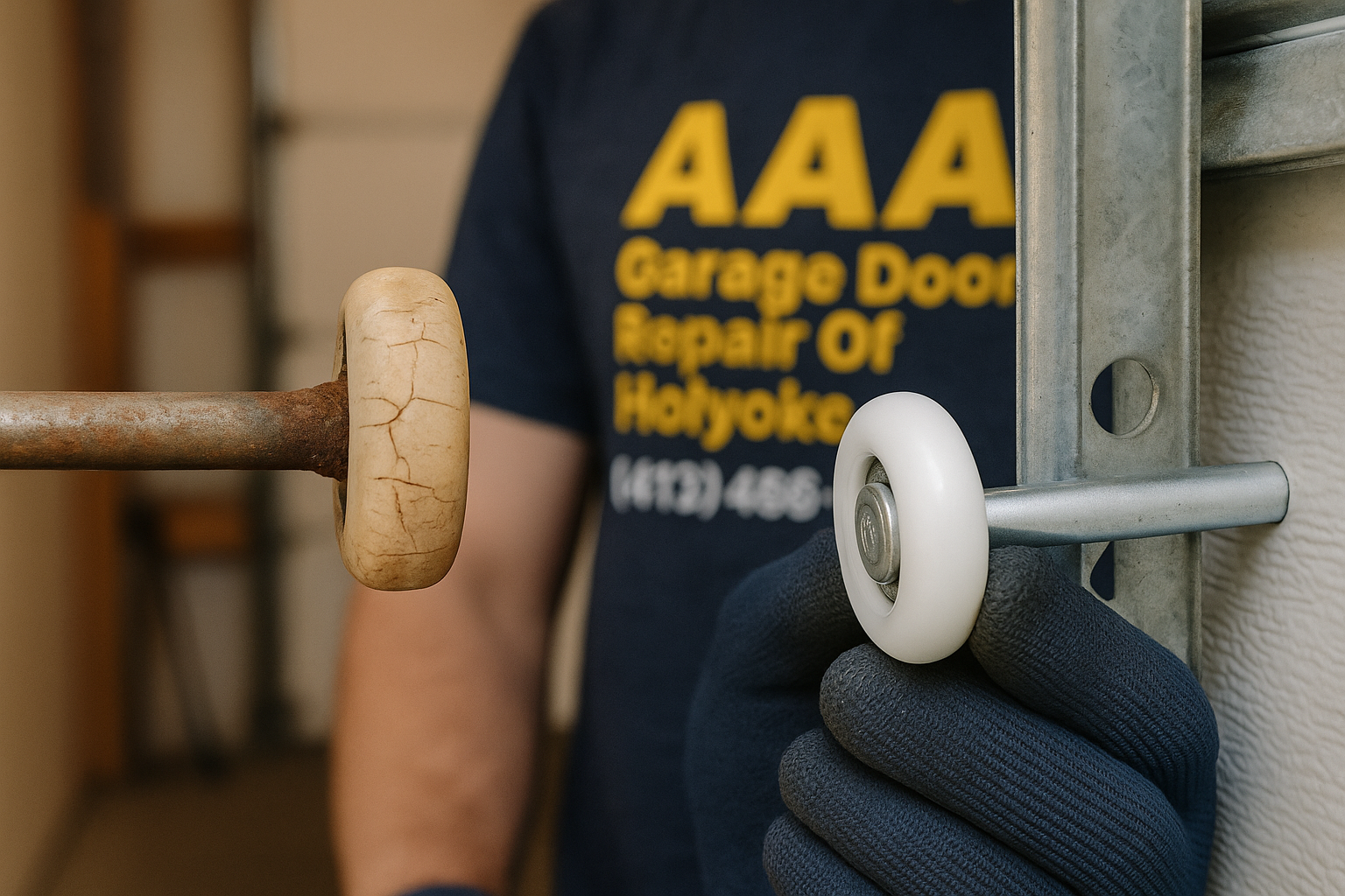 Garage Door Roller Replacement service in Enfield