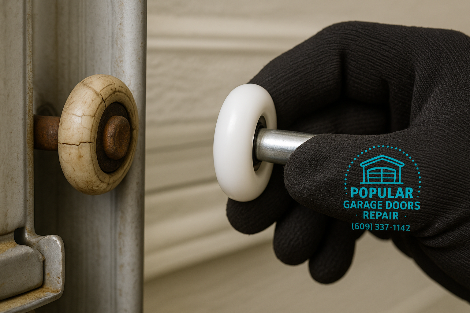 Garage Door Roller Replacement service in Plainville