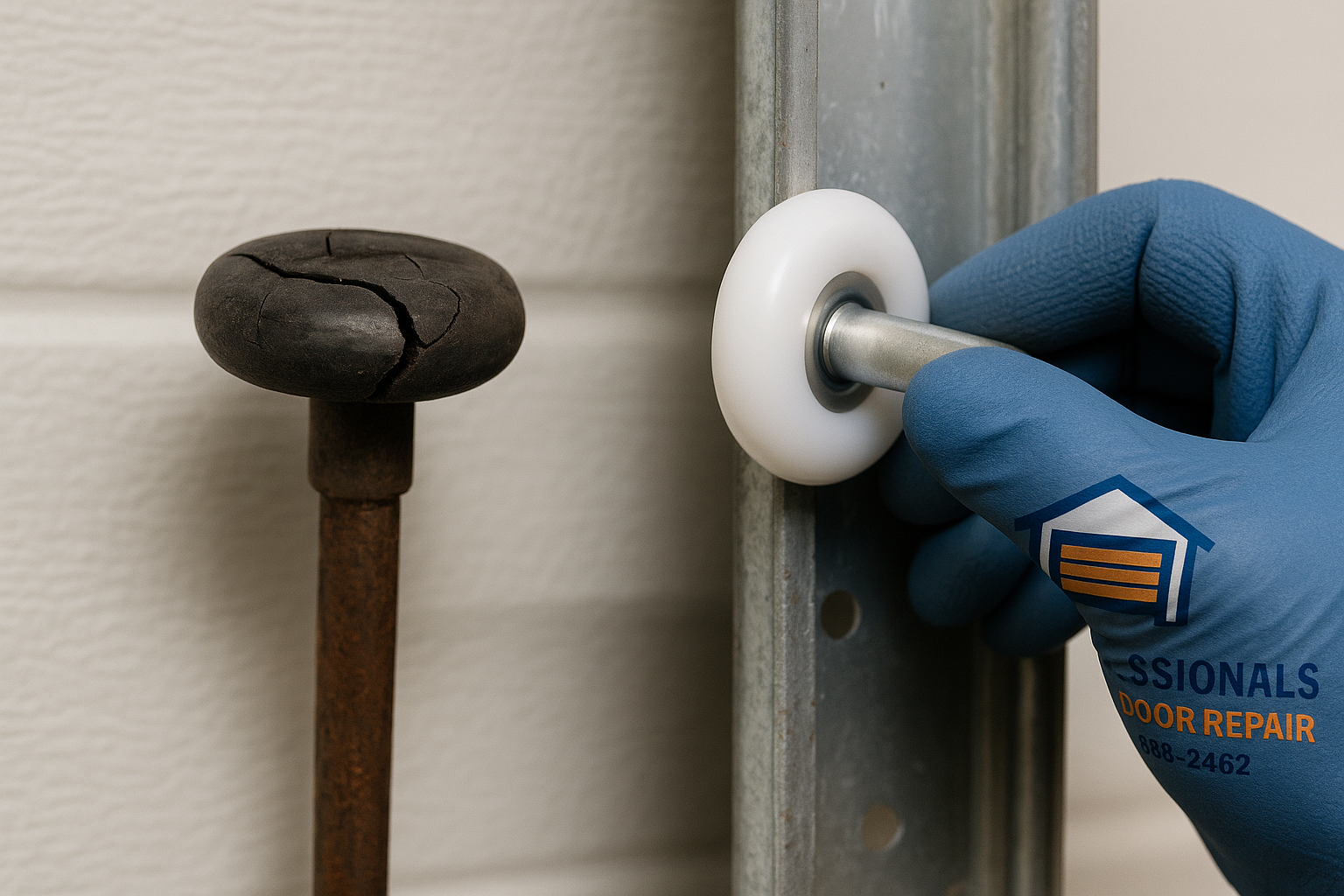 Garage Door Roller Replacement service in Bolton