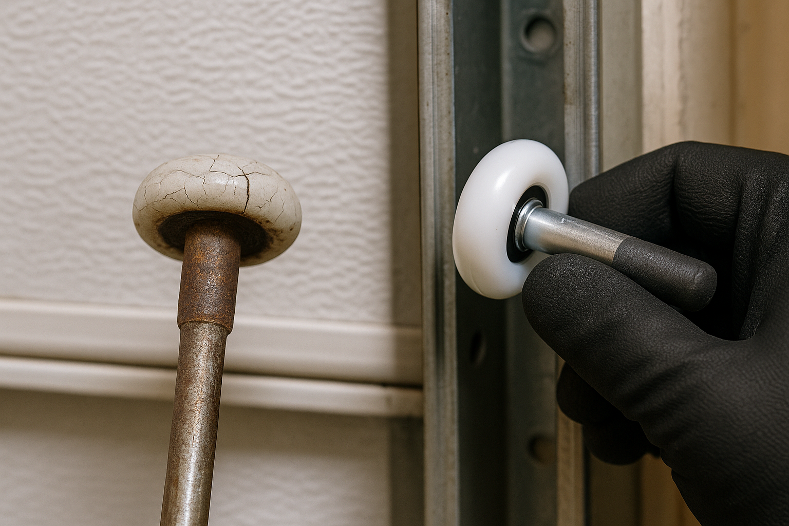 Garage Door Roller Replacement service in Broad Brook