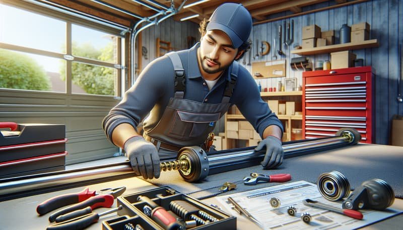 Garage Door Roller Replacement service in Andover