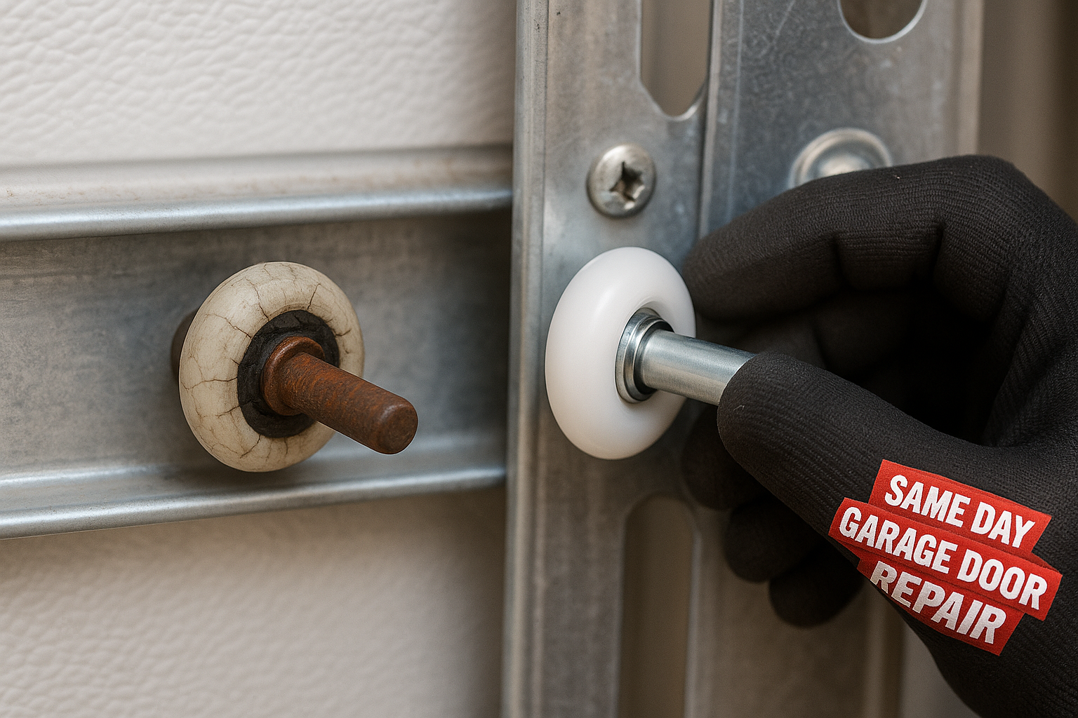 Garage Door Roller Replacement service in East Hartford