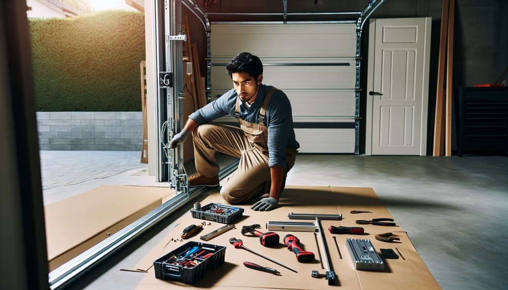 Our professional garage door panel replacement process